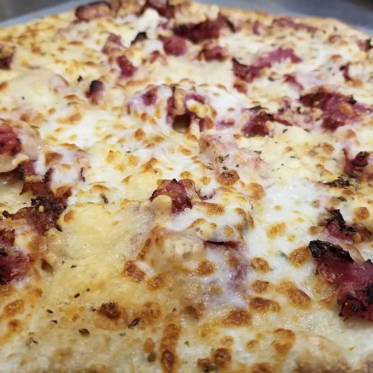 Cheese Pizza with Salami