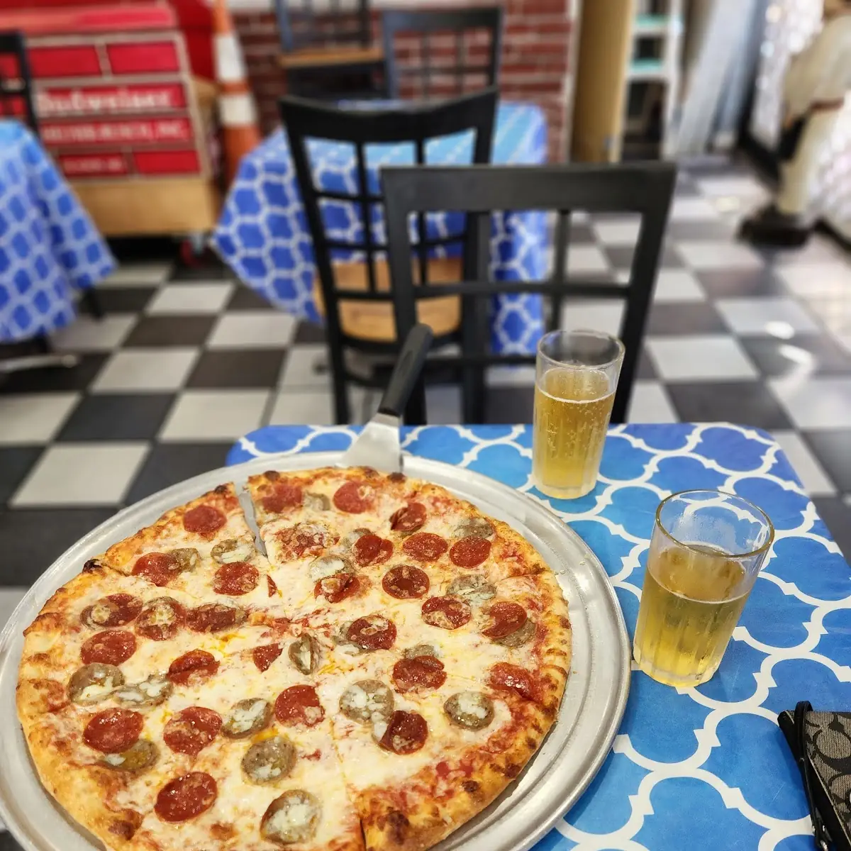 Pepperoni and Sausage Pizza 16
