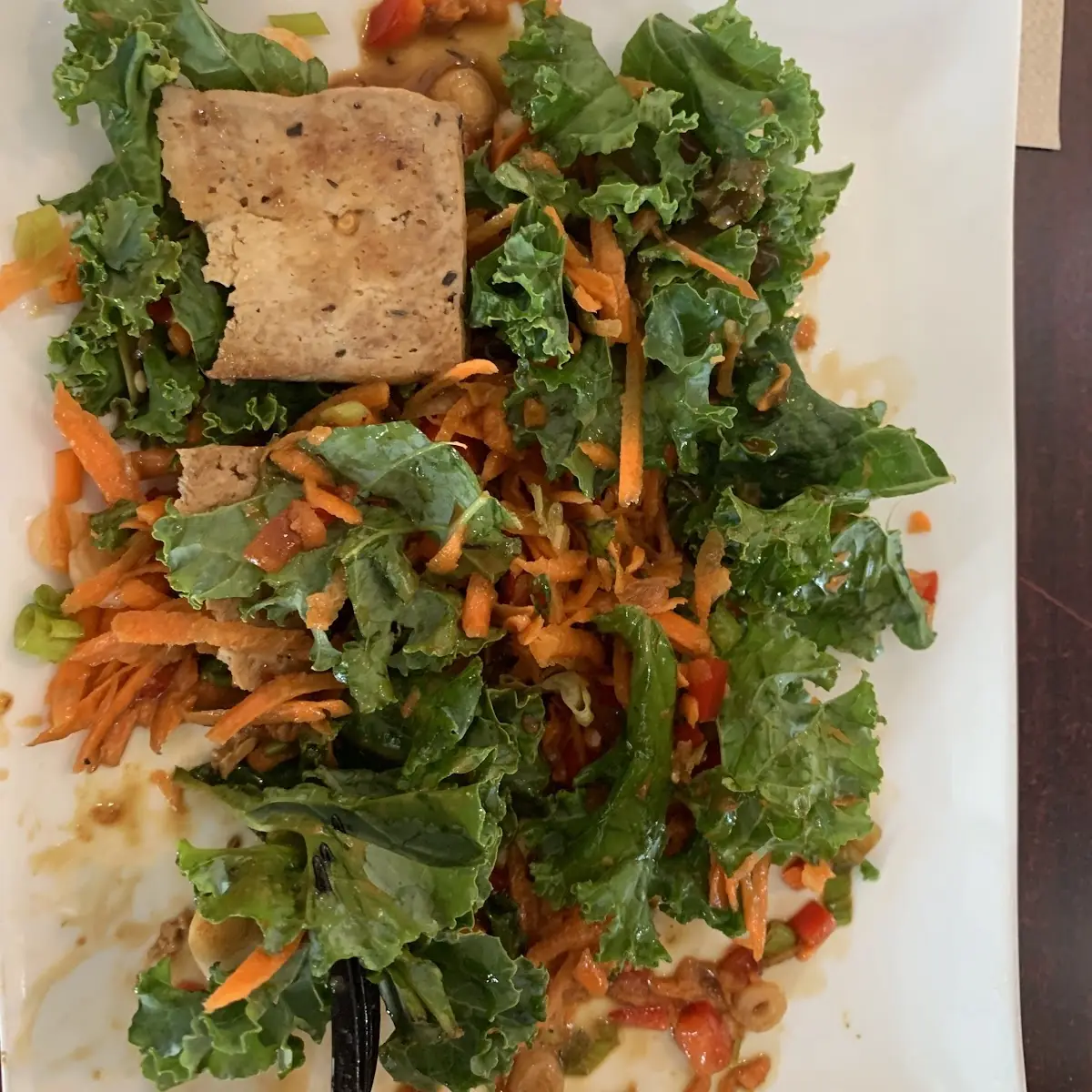 Kale Salad with Tofu