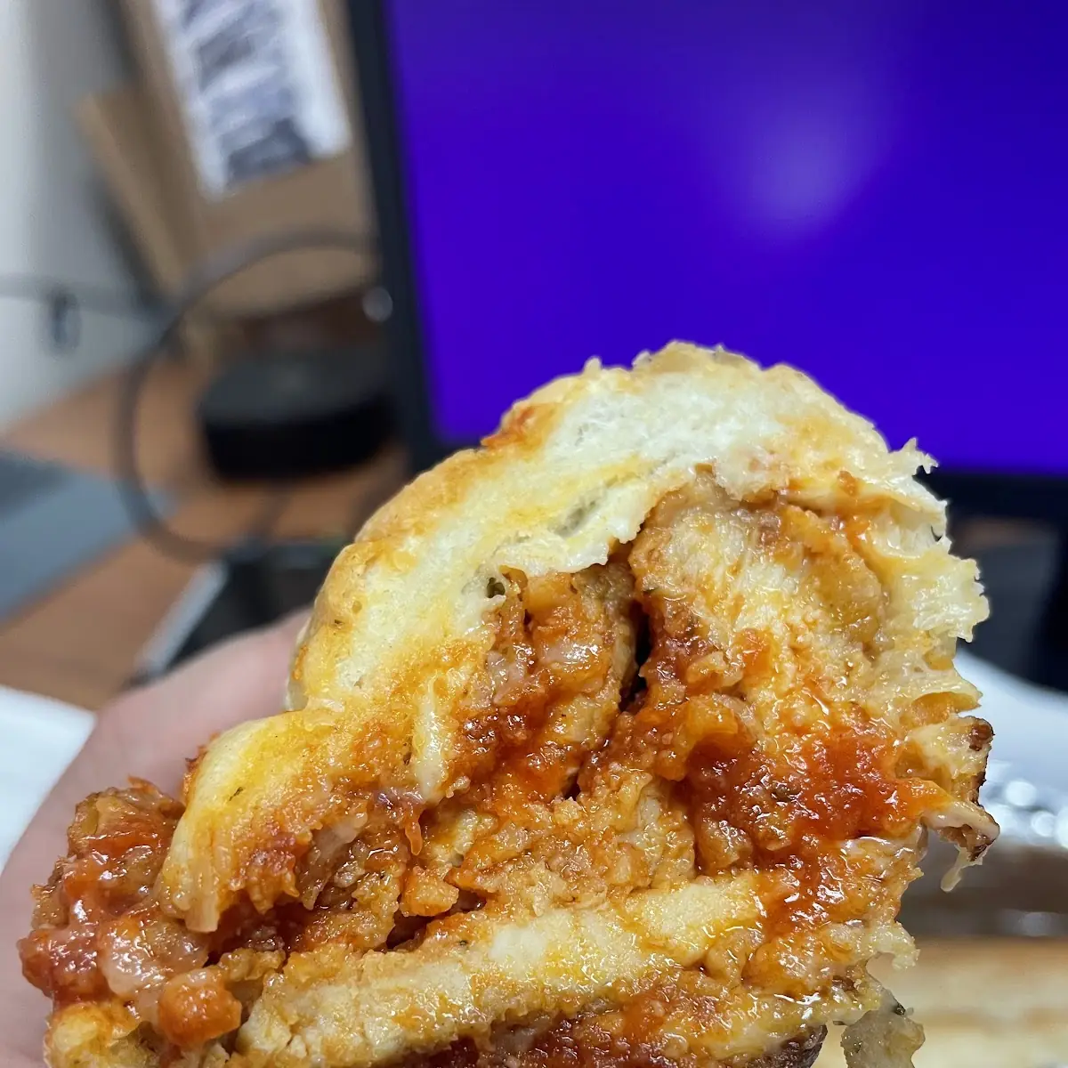 Chicken Parm Egg Sandwich