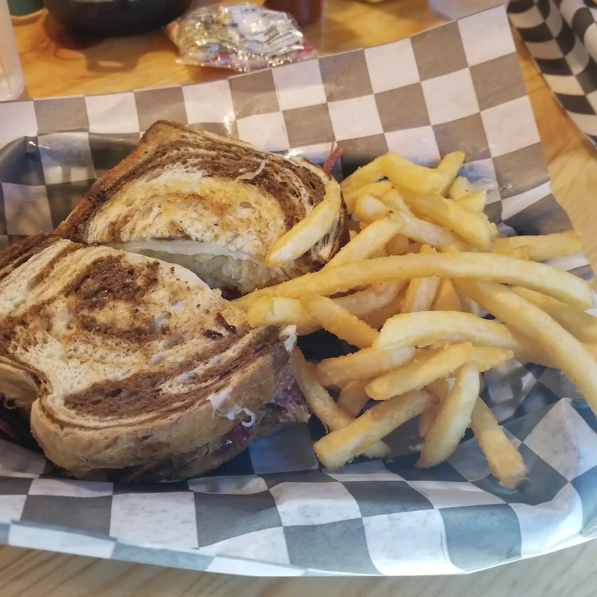 Rueben Sandwich with Fries
