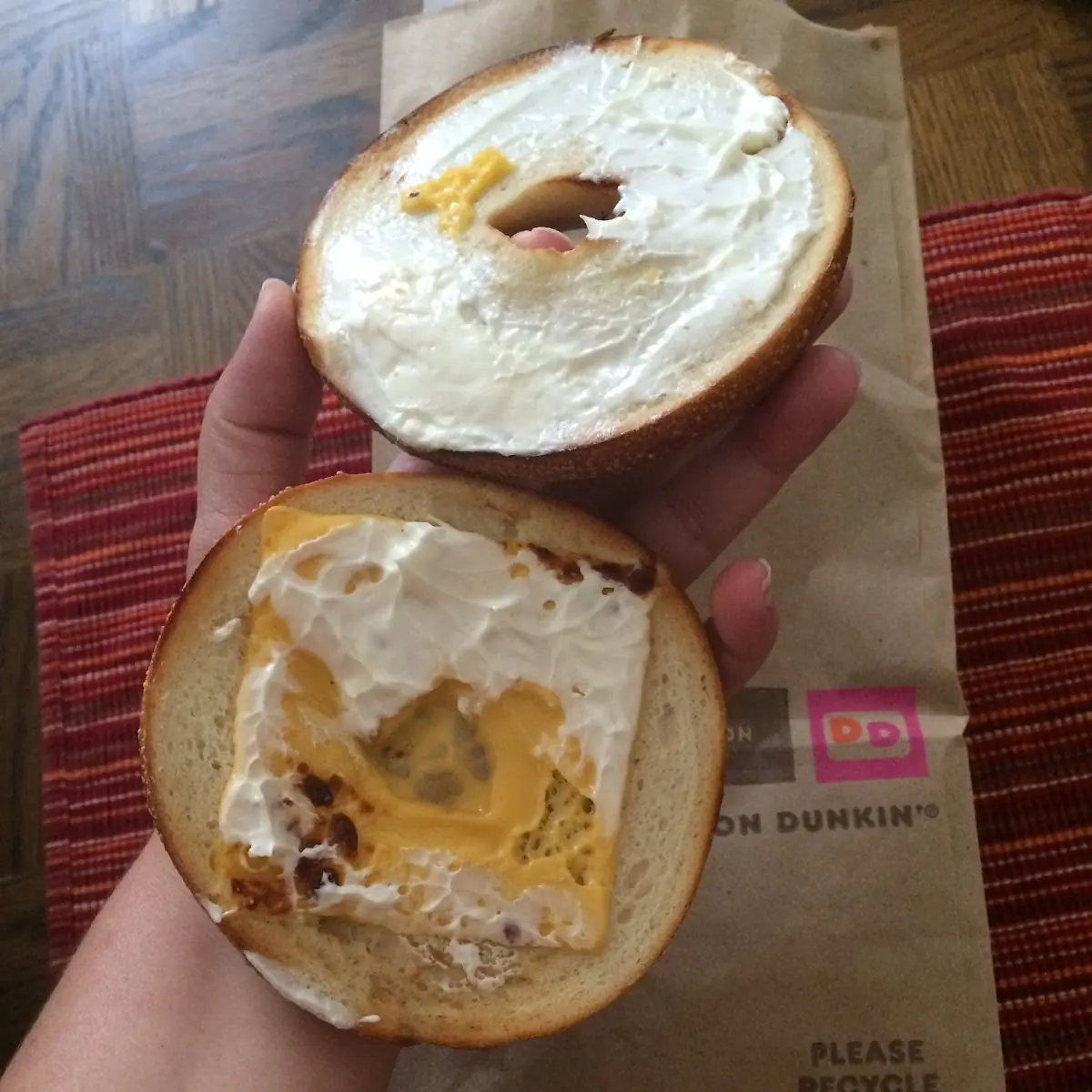 Bagels with Cream Cheese Spread