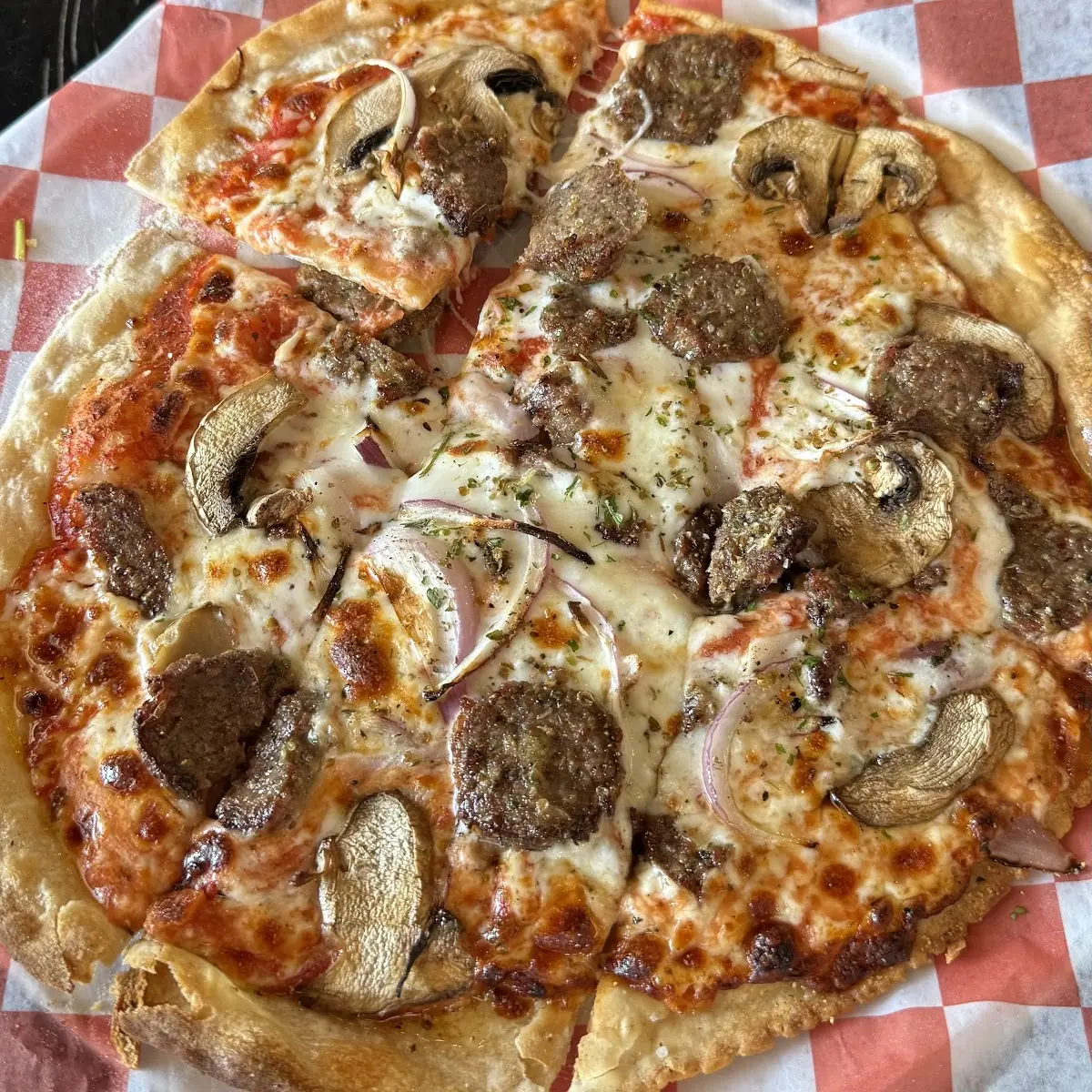 Meatball Pizza