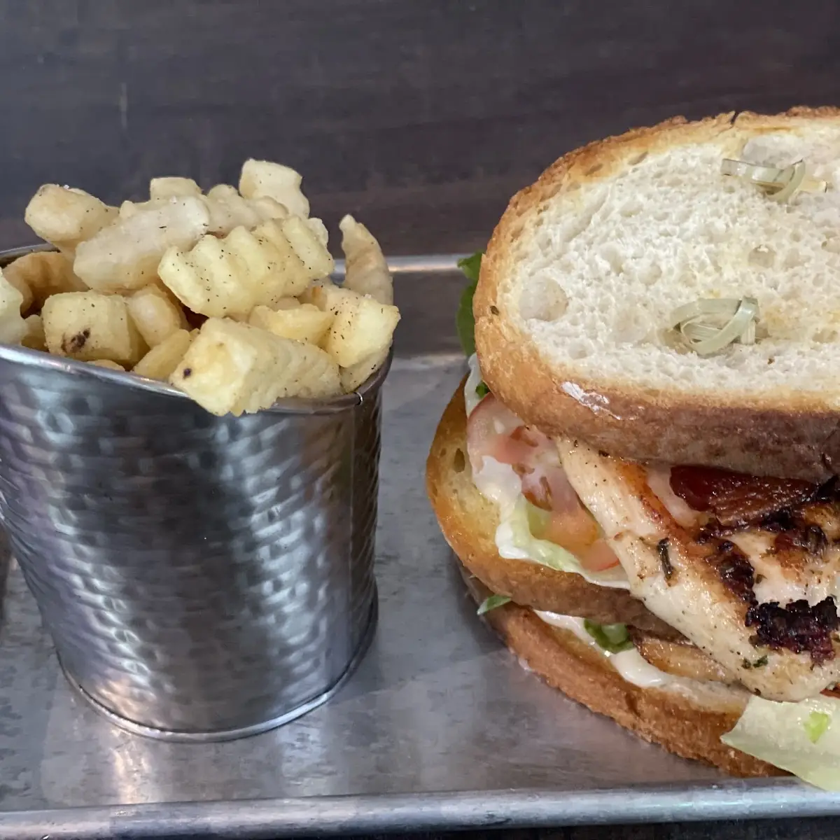 Stacked Grilled Chicken Sandwich