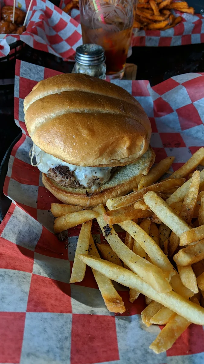 Mushroom Swiss Burger