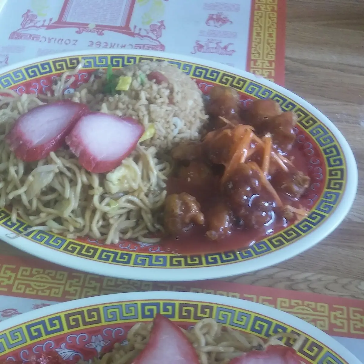 BBQ Pork Chow Mein Fried Rice