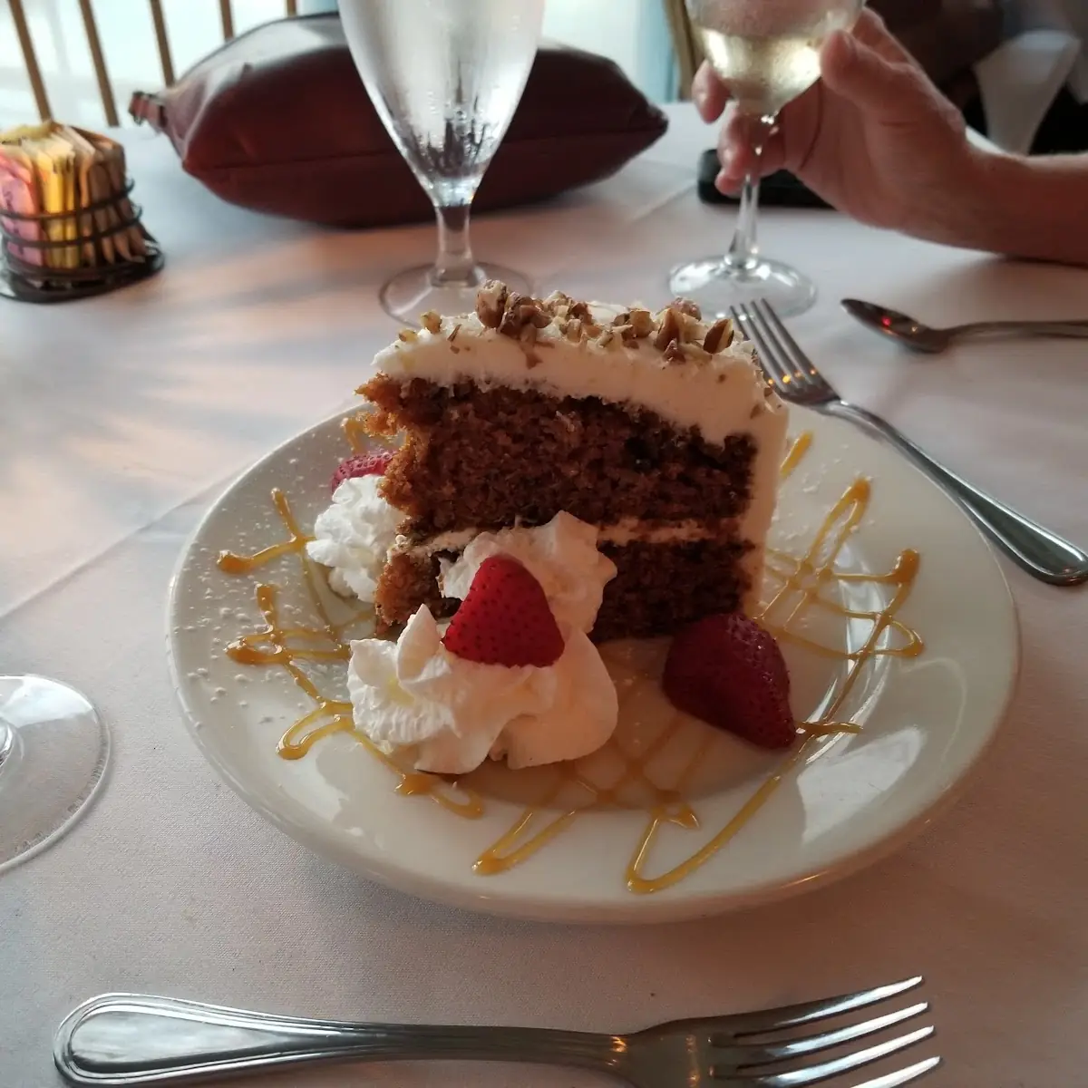 Carrot Walnut Cake Cream Cheese Icing