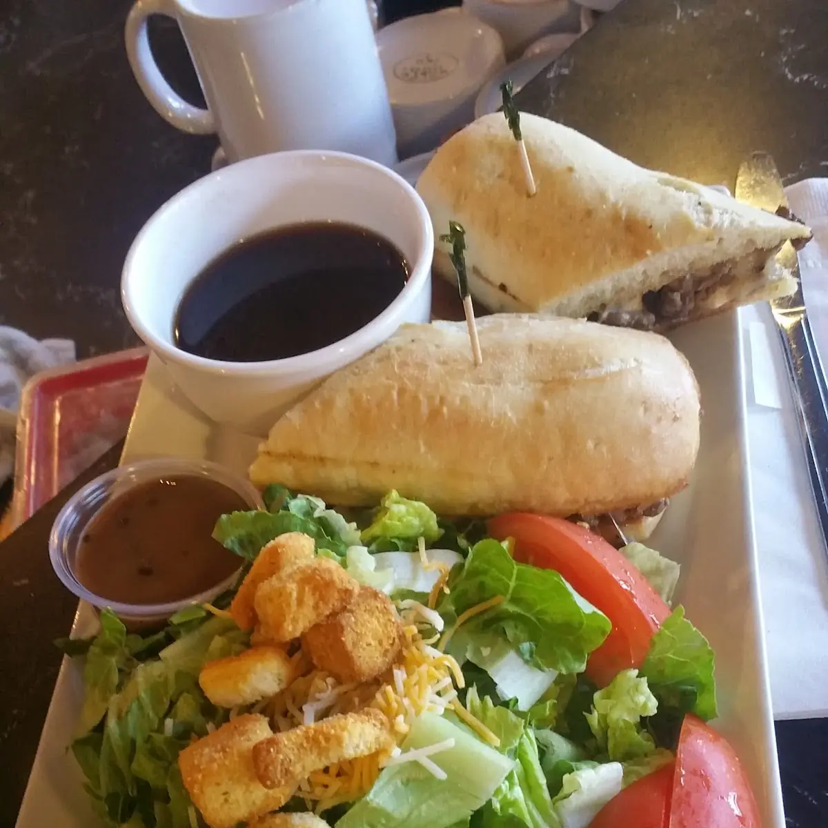 Loafers French Dip and Fries