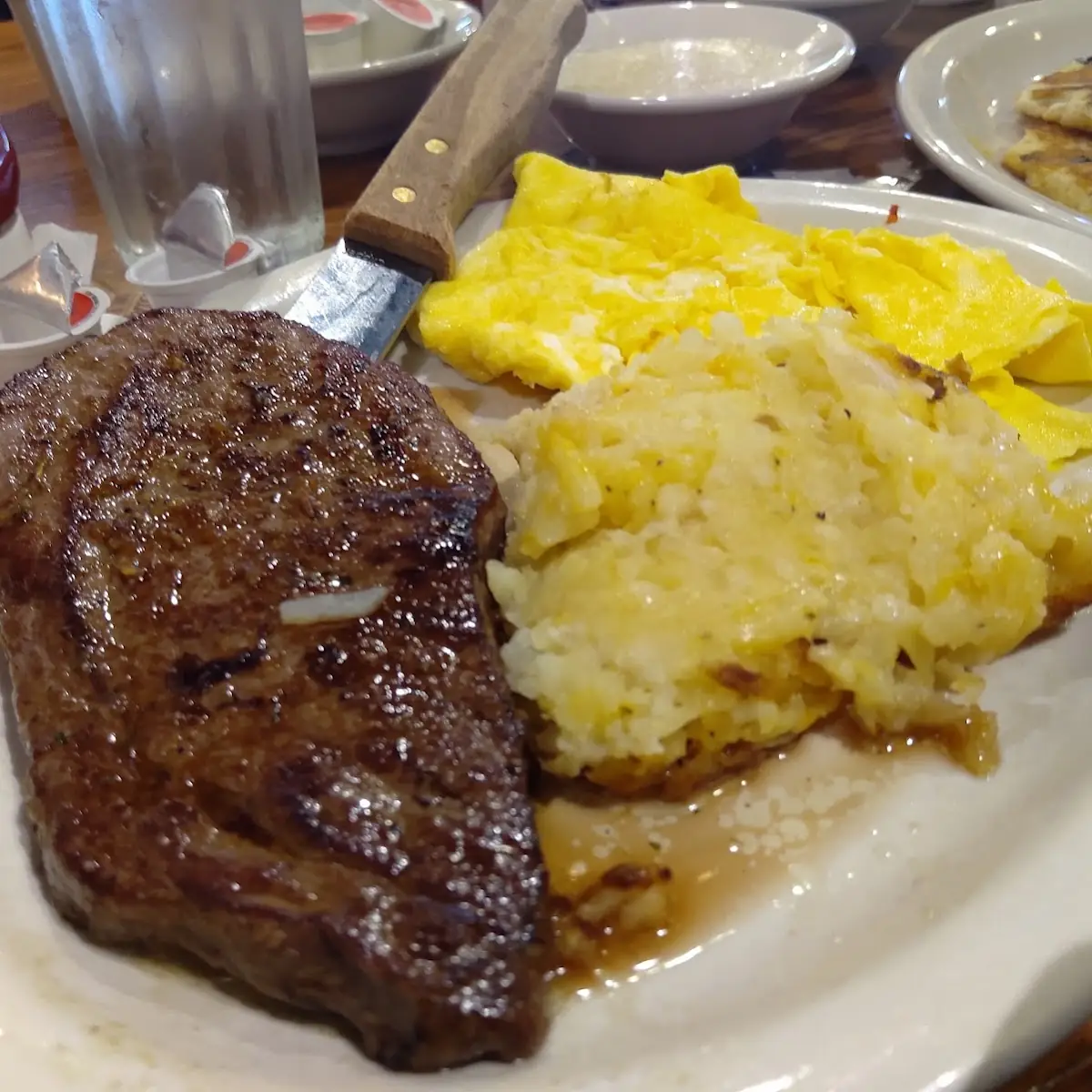 New York Strip Steak & Eggs