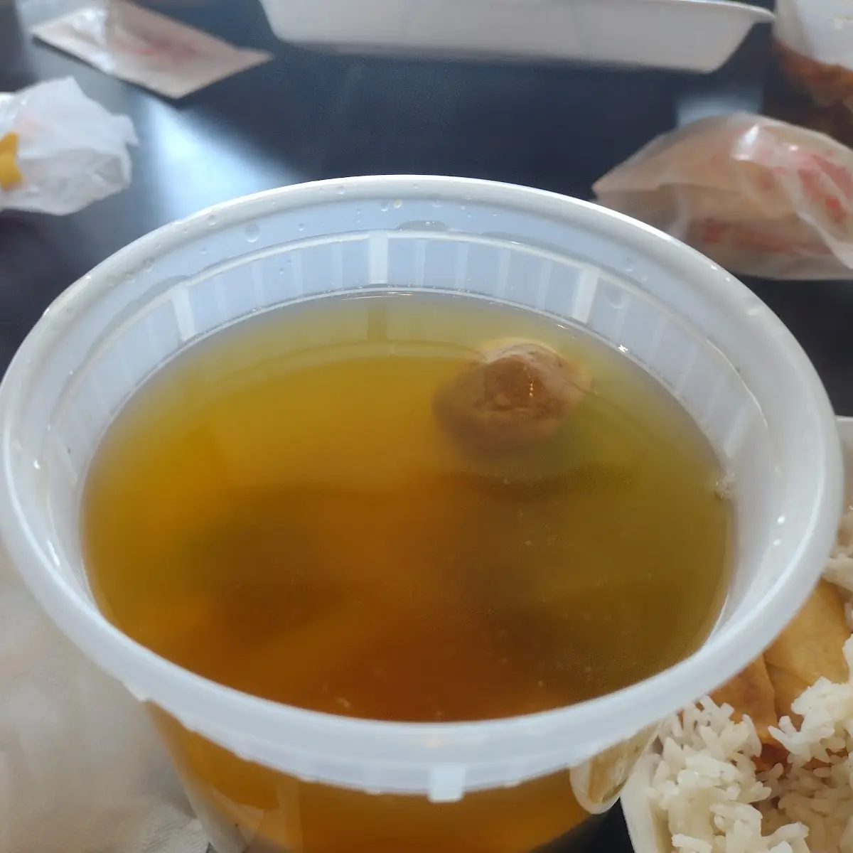 Vegetable Bean Curd Soup Quart with Crispy Noodles