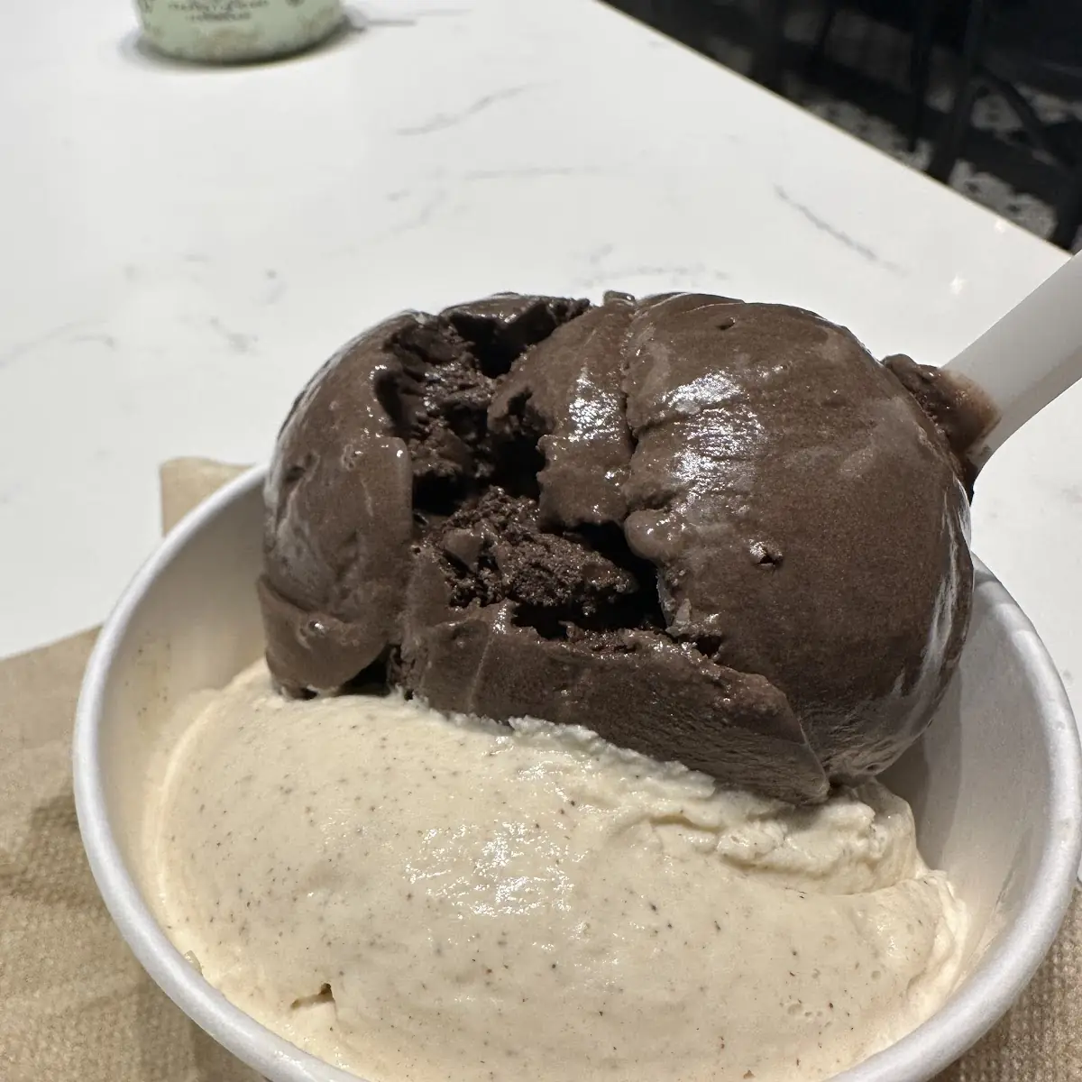 Midnight Pleasures Salted Cracker Caramel with Black Vanilla Cone