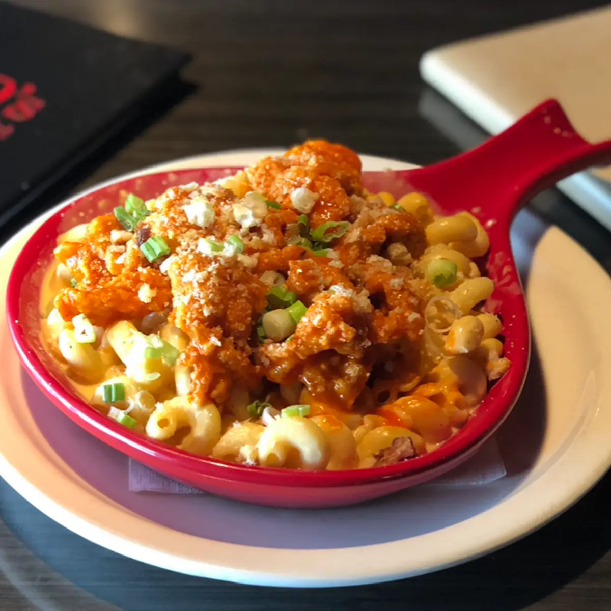 Buffalo Chickarrones Mac N’ Cheese