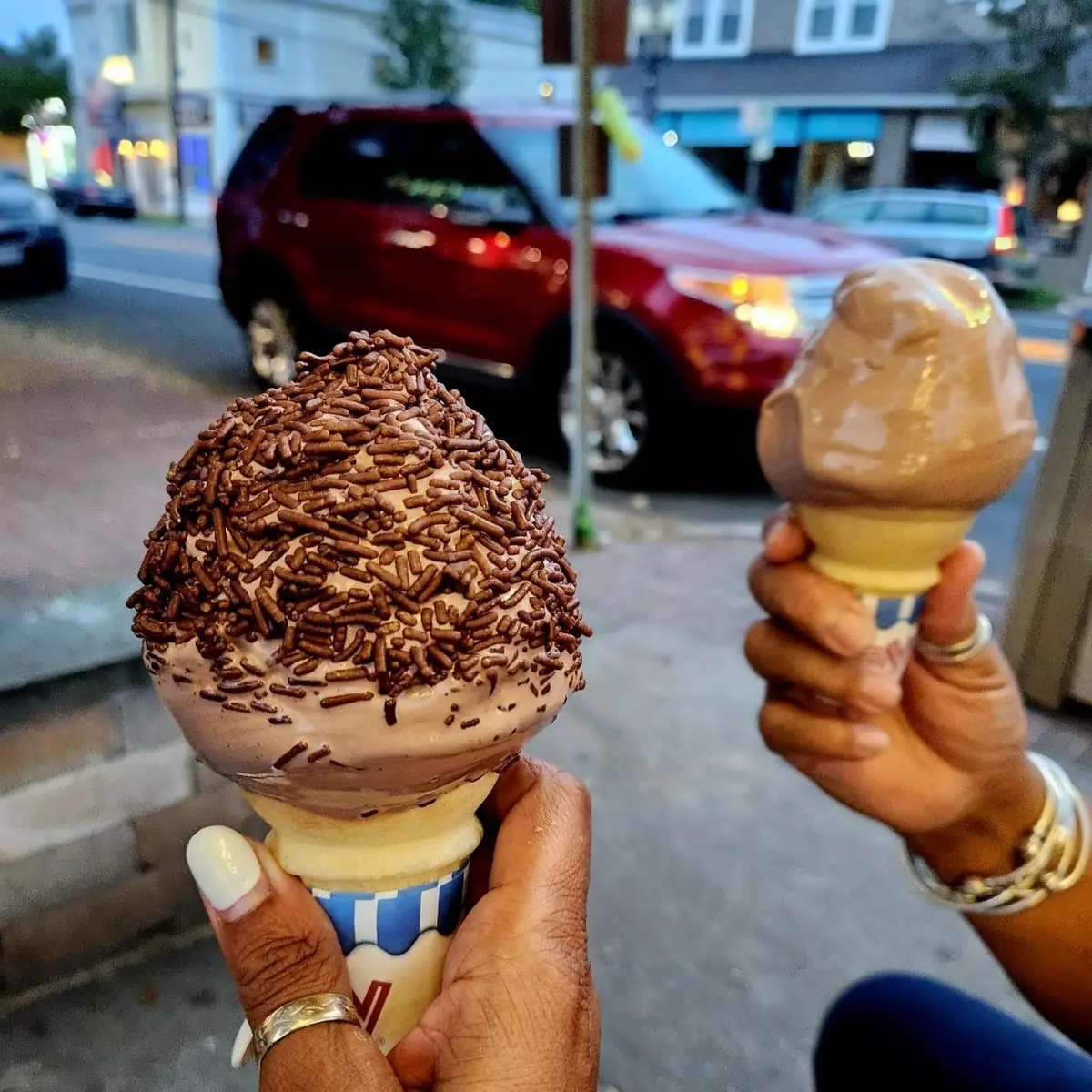 Soft Serve Chocolate Ice Cream