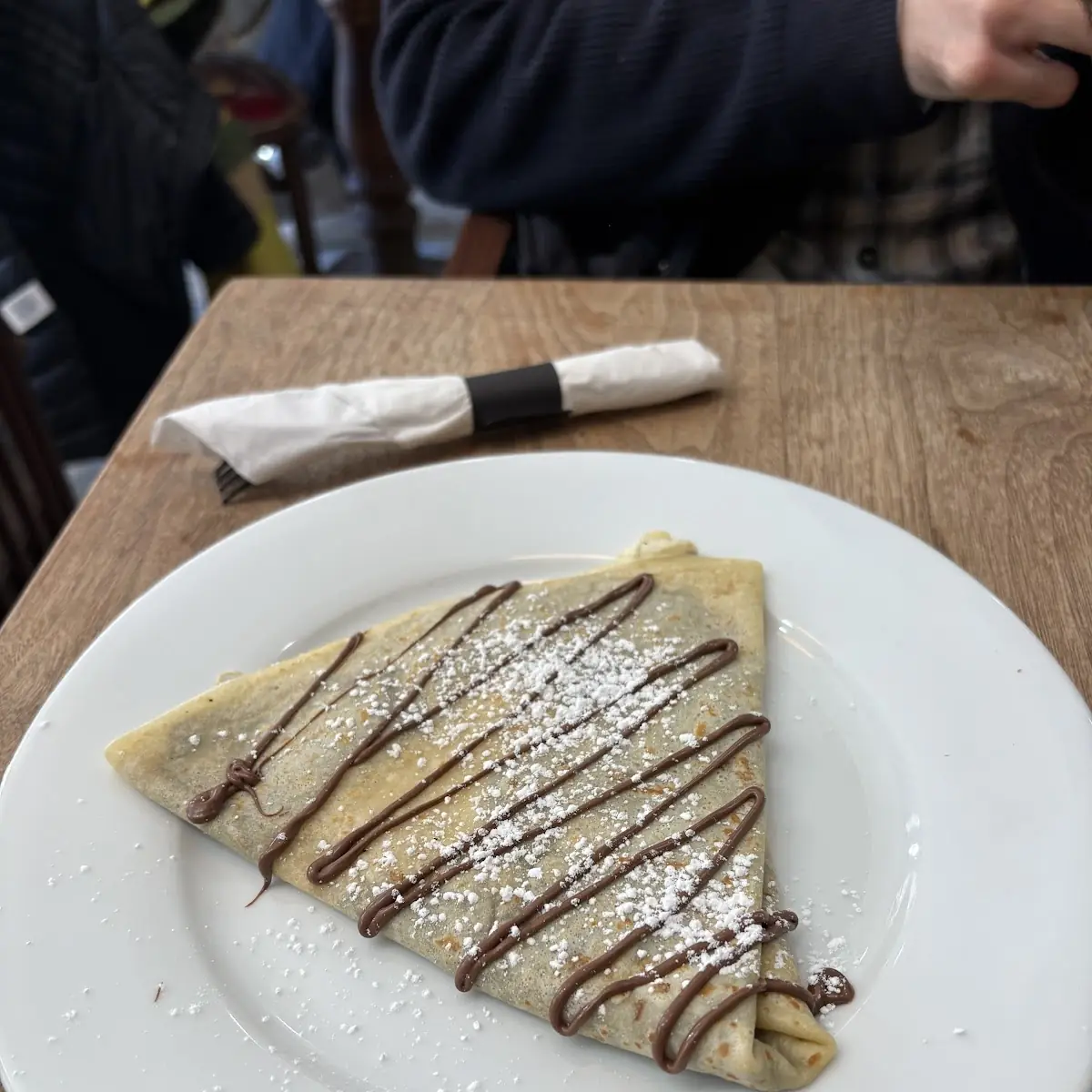 Crepe with Chocolate Hazelnut Spread