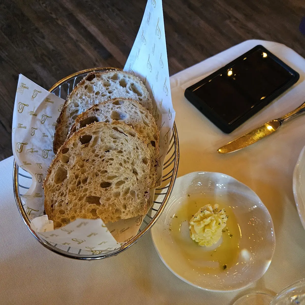 Sourdough Bread with Herb Butter
