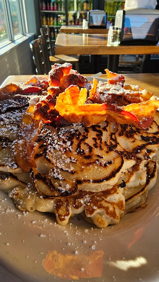 Blueberry Chocolate Chip Pancakes
