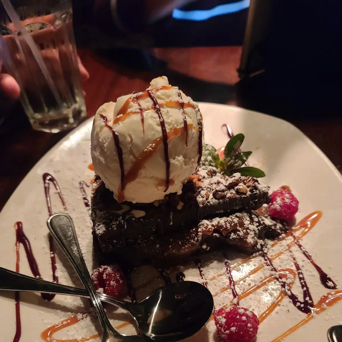 Chocolate Fudge Brownie with Vanilla Ice Cream