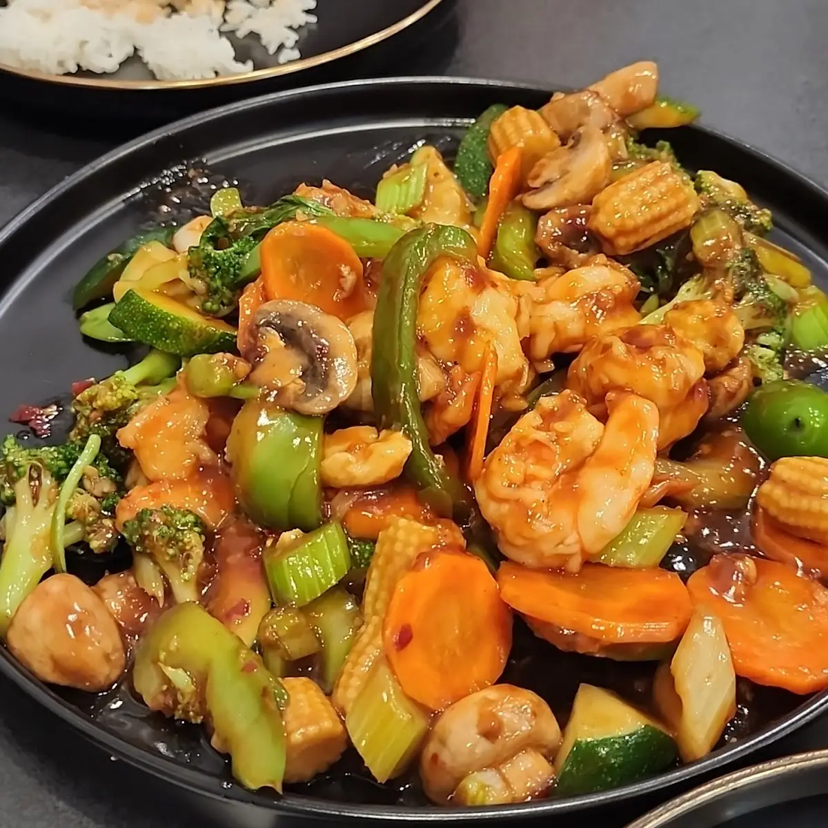 Shrimp with Garlic Sauce