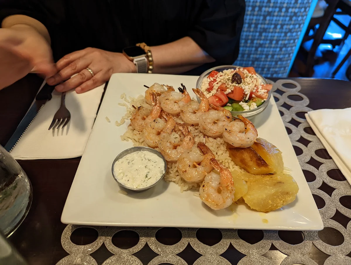 Prawn Souvlaki