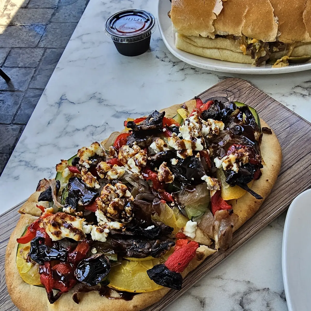 Veggie Flatbread Pizza