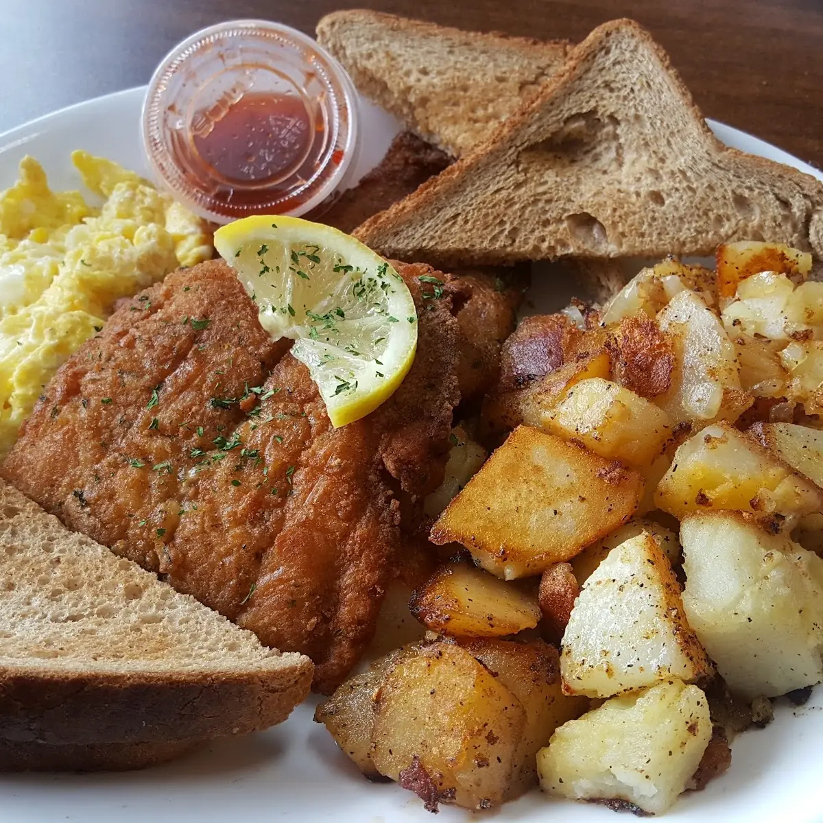 Scrambled Eggs and Home Fries