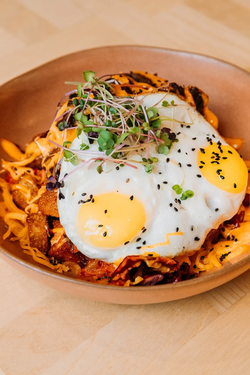 Korean Bowl with Fried Egg, Monki Breakfast Club & Bistro Greenwich