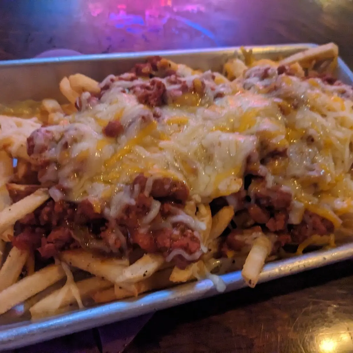 Cheese Fries with Kenny's Pepsi Chili