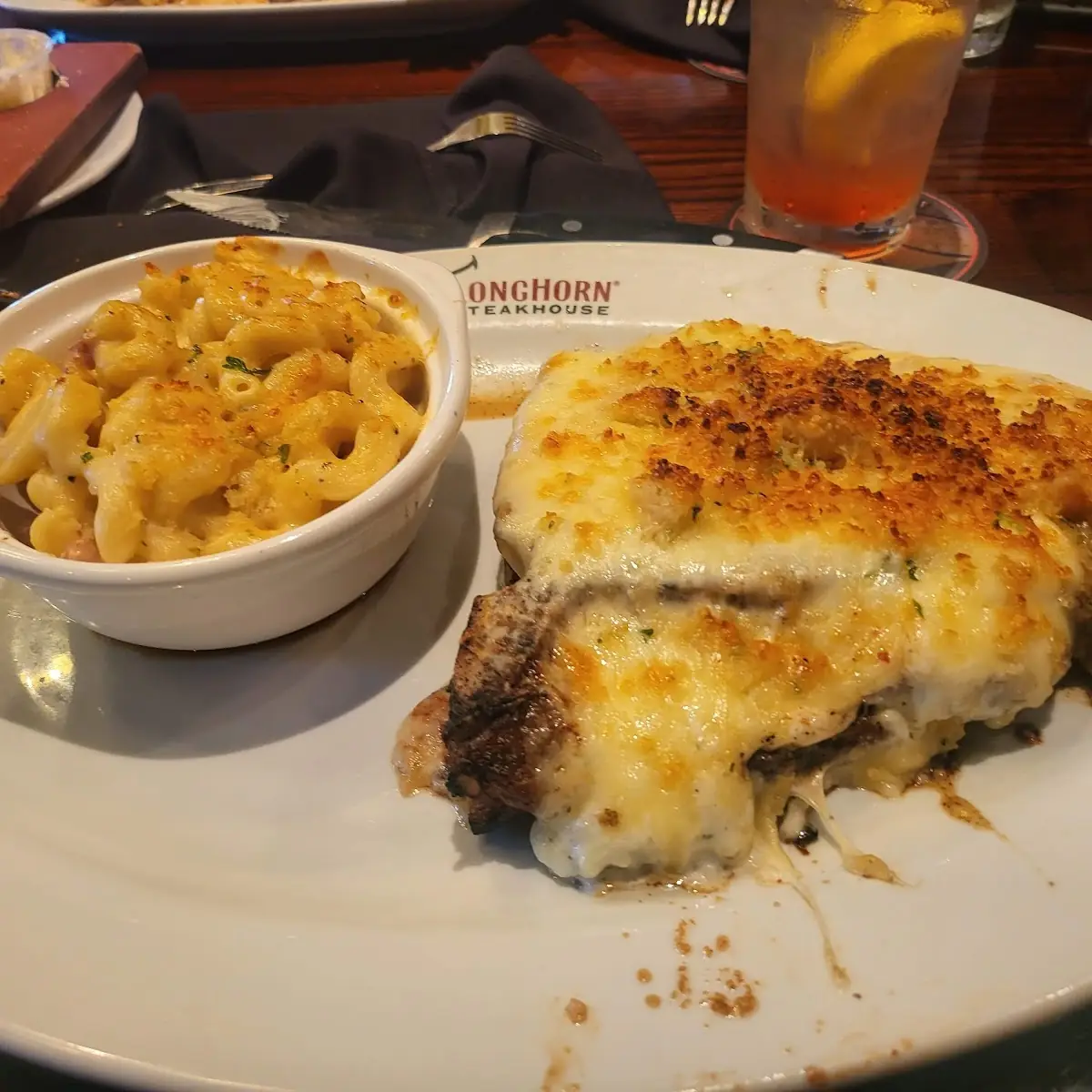 Parmesan Crusted Chicken with Half-Rack Baby Back Ribs