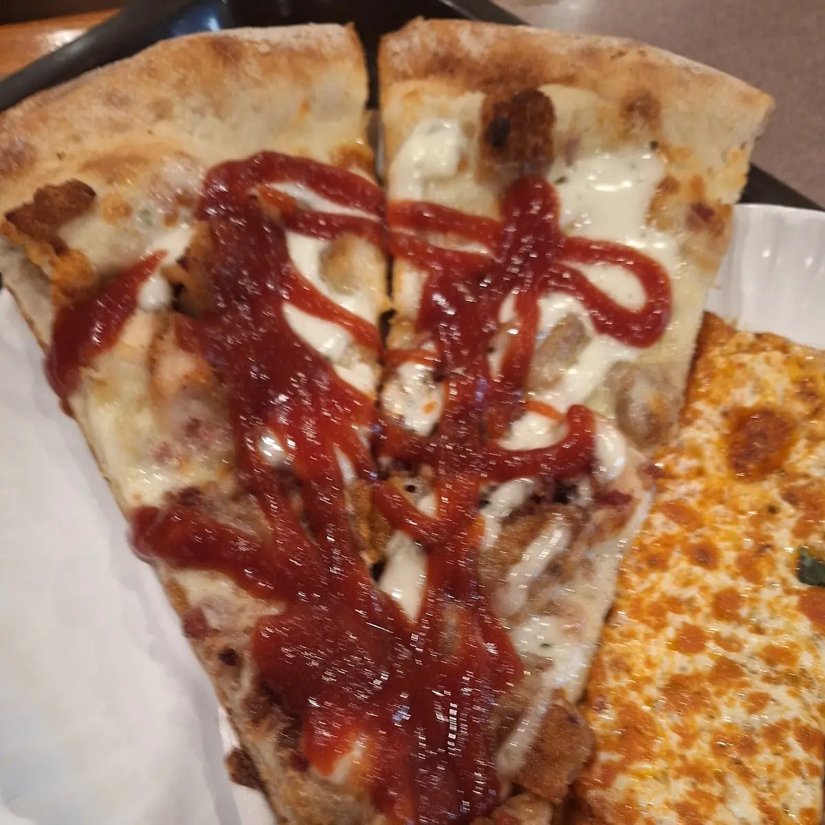Chicken Bacon & Ranch with BBQ Sauce