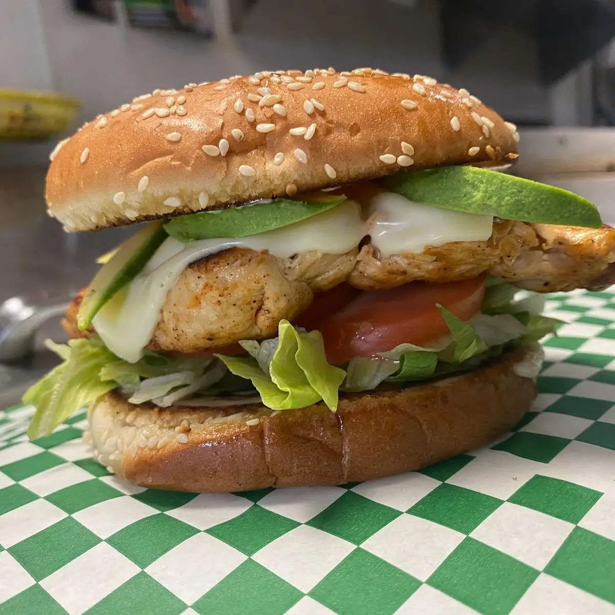 Avocado Chicken Burger