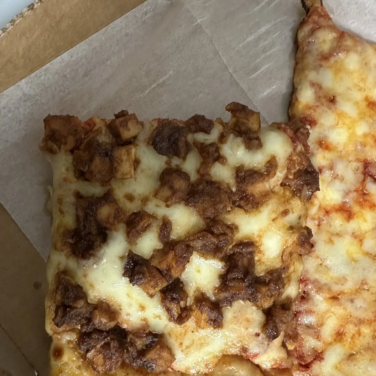 BBQ Chicken Pizza Slice