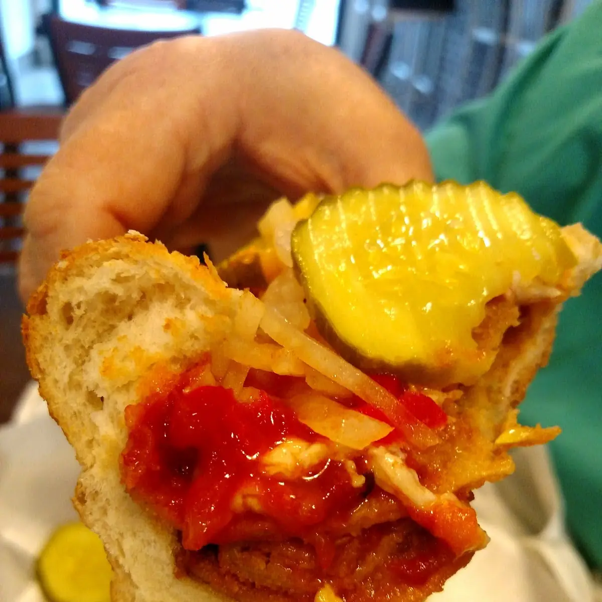 Fried Eggplant Parmesan Sub