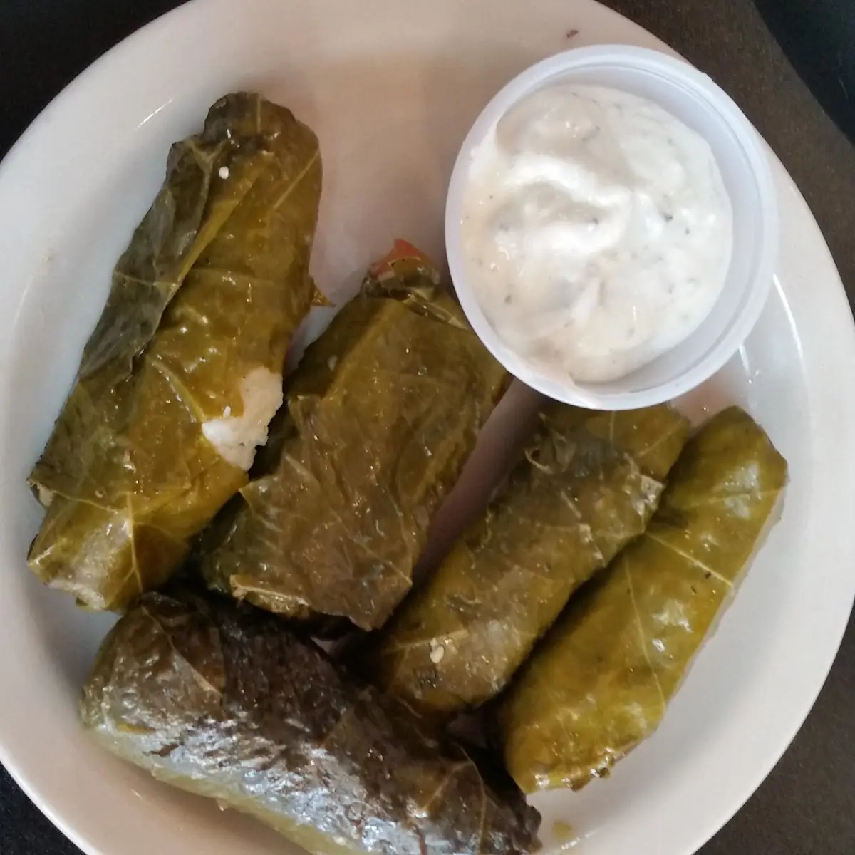 Grape Leaves Gyro
