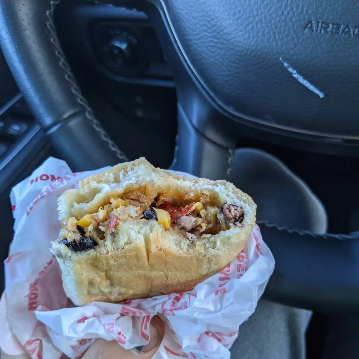 Southwest Black Bean Sandwich