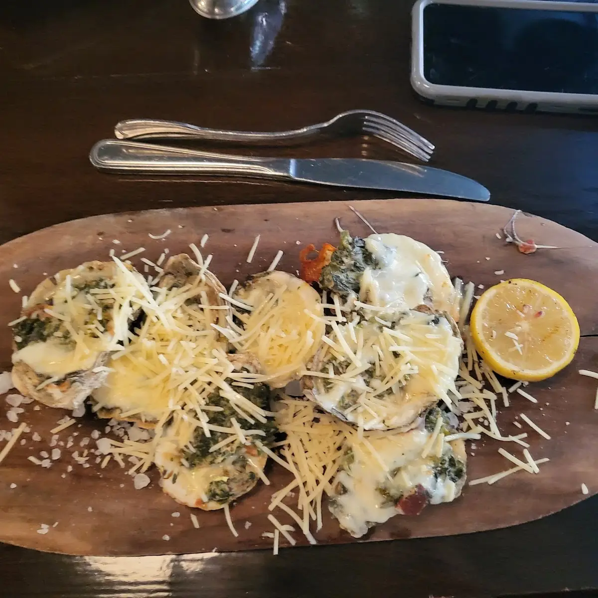 Oysters Rockefeller