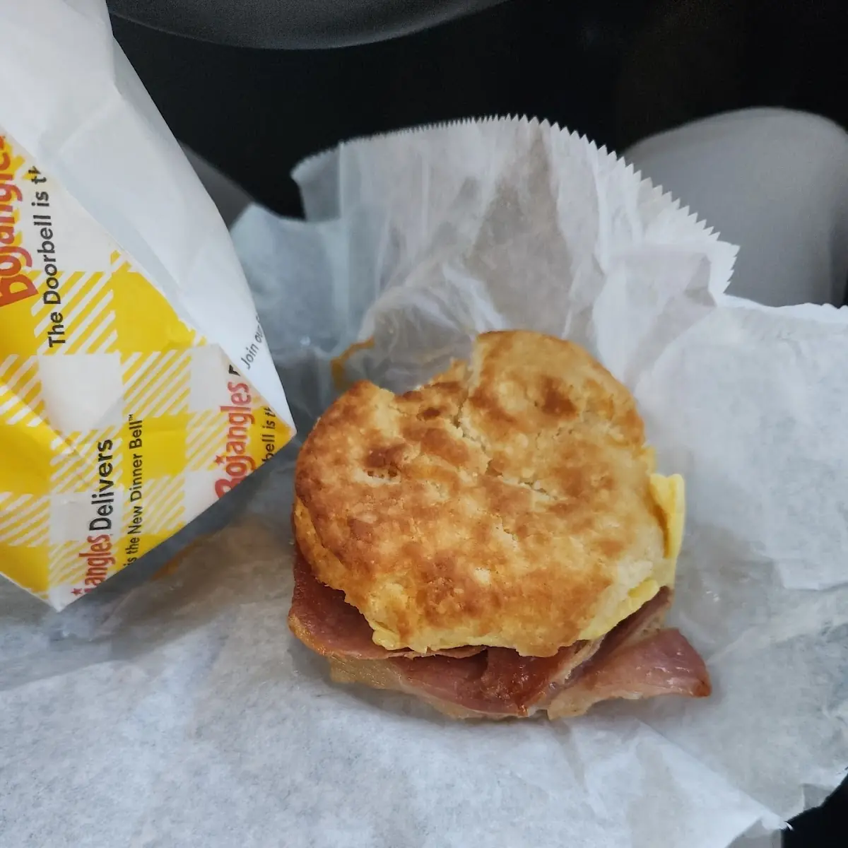 Country Ham Egg and Cheese Biscuit