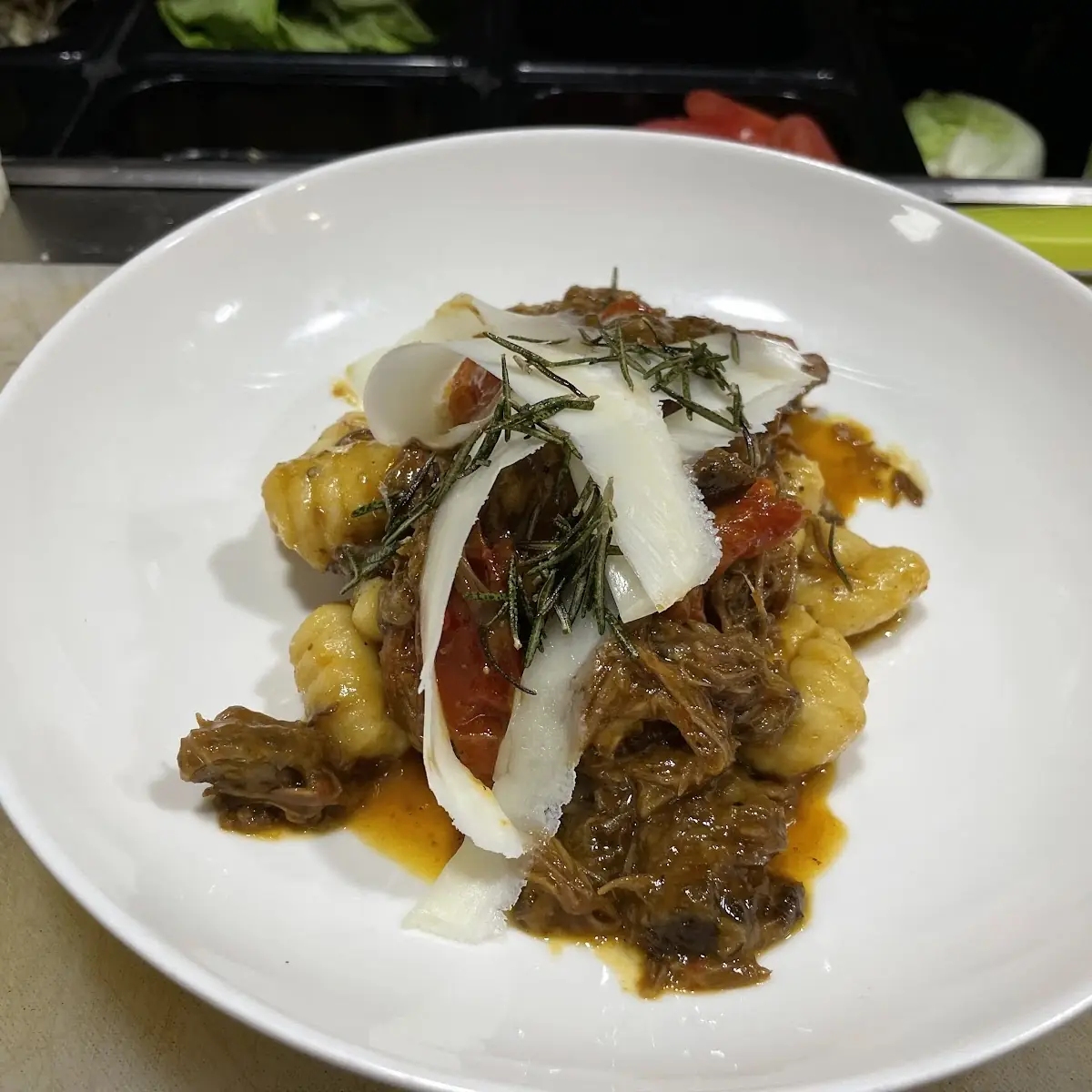 Ox Tail Ragú with Gnocchi