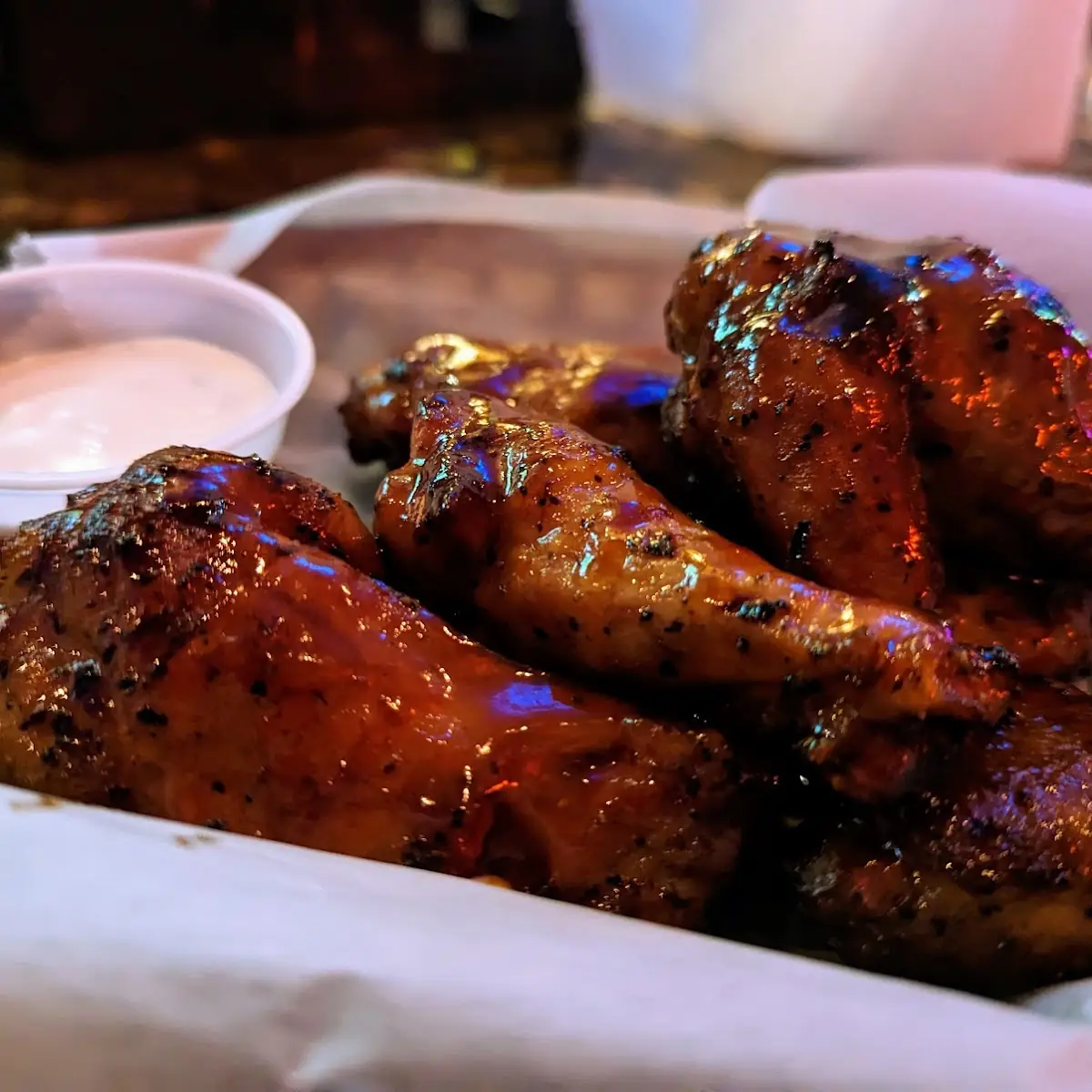 Smoked Wings (20) Comes with Fries