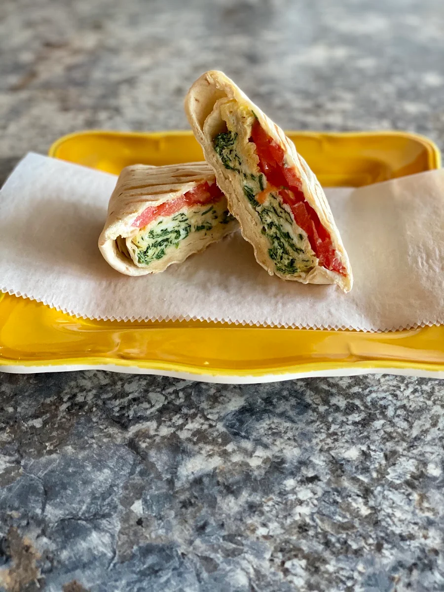 Garlic Hummus Wrap