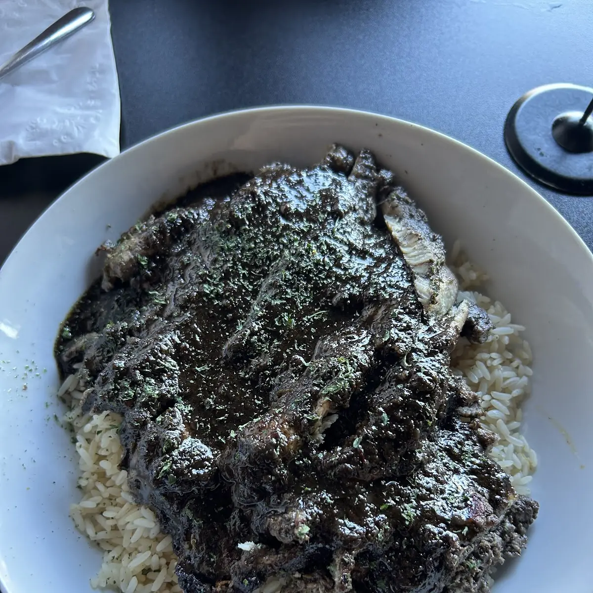 Jerk Chicken on White Rice