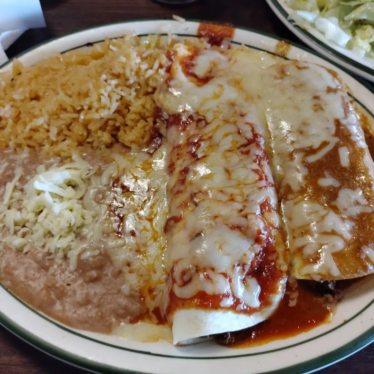 Beef Enchilada Rice and Beans