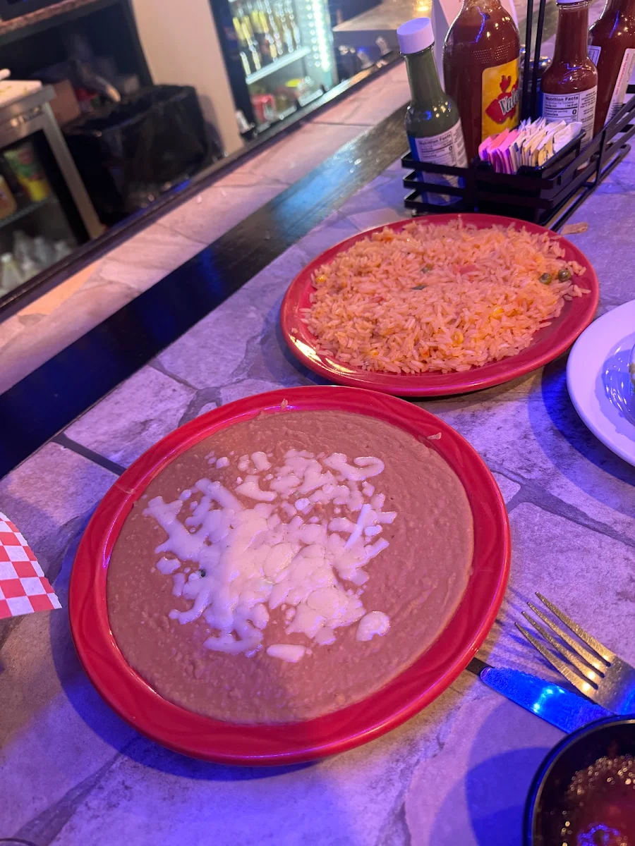 Rice with Queso Dip