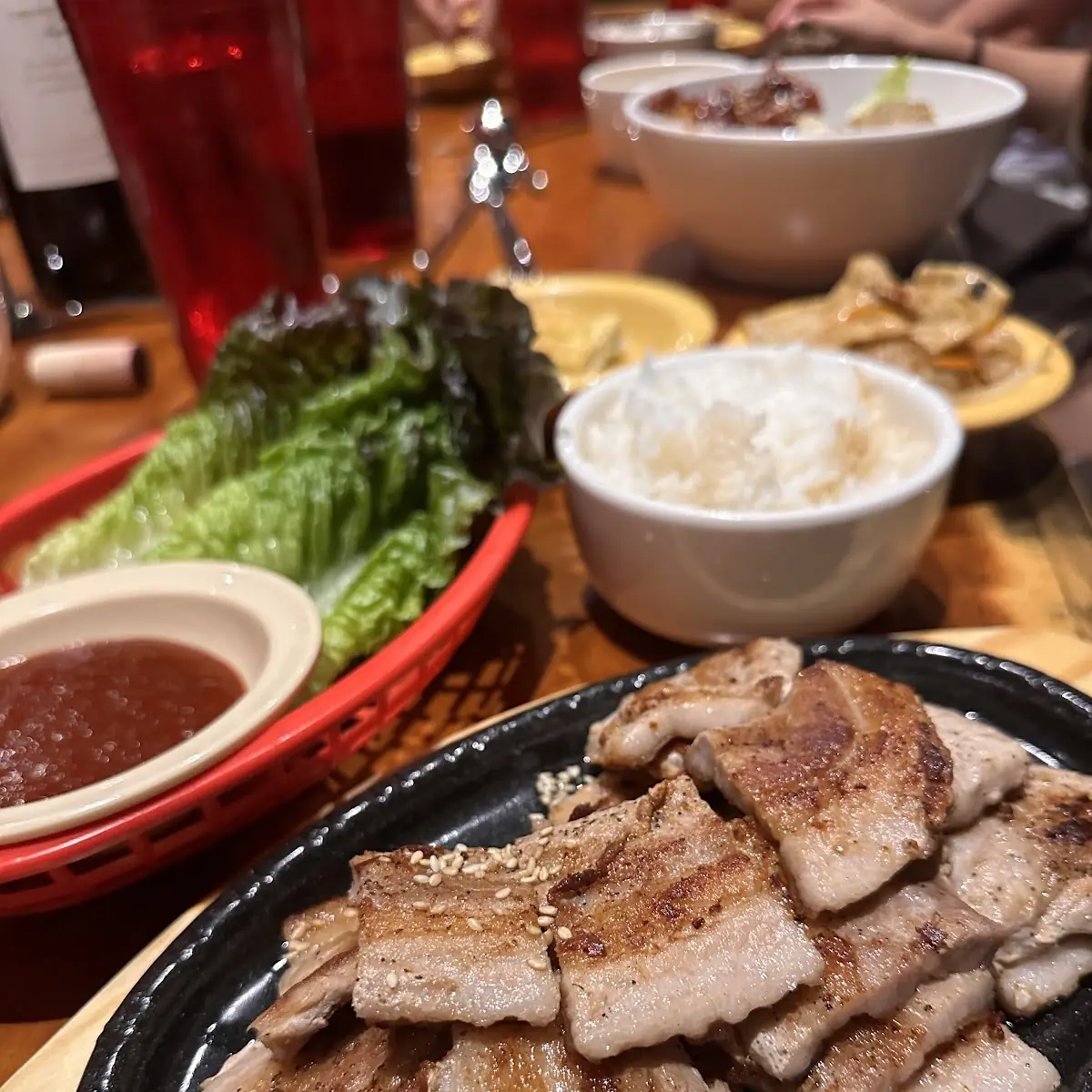 Grilled Pork Belly Platter