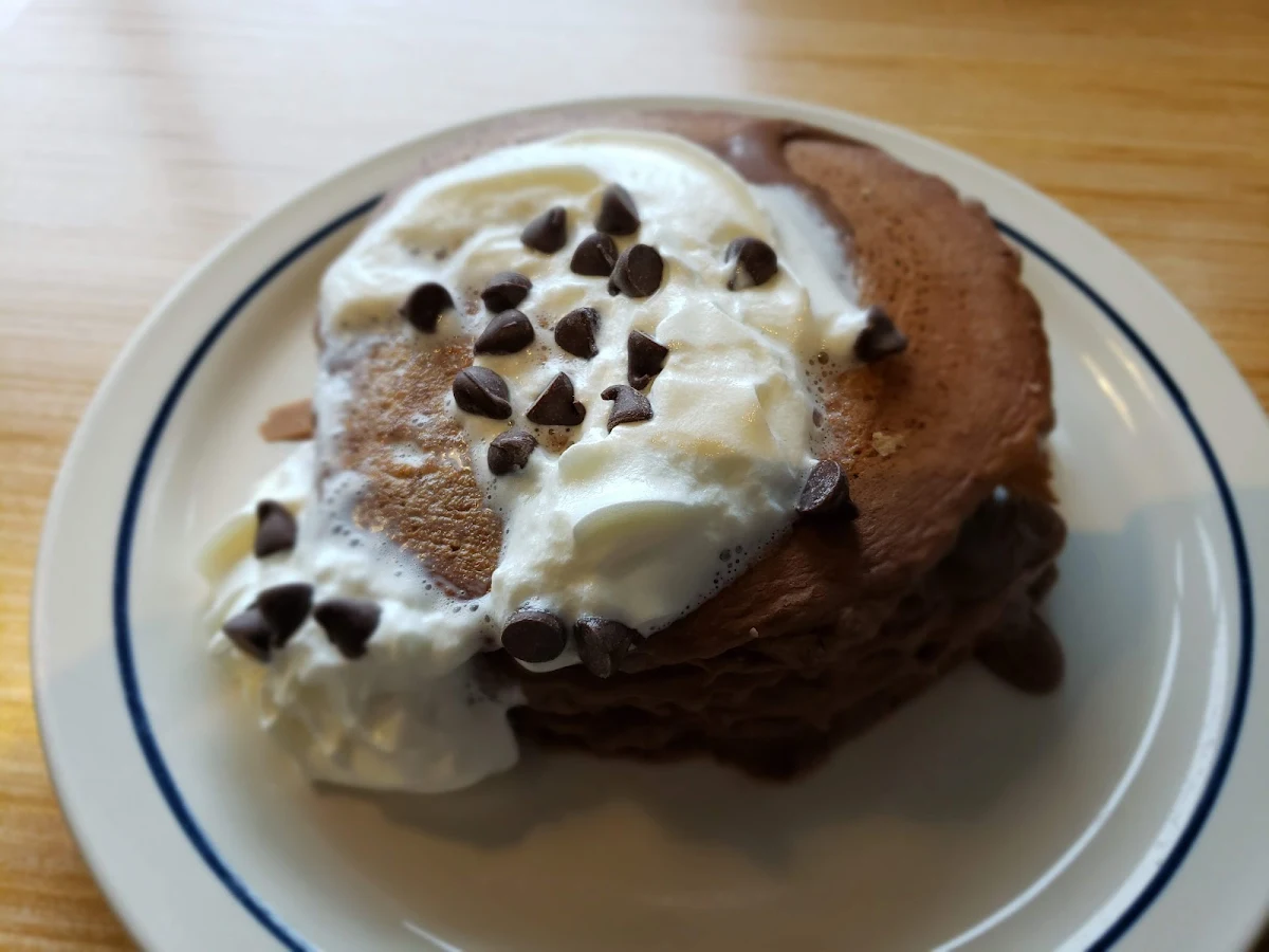 Chocolate Chocolate Chip Pancakes, IHOP