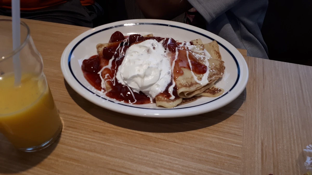 Strawberries and Cream Crepes, IHOP