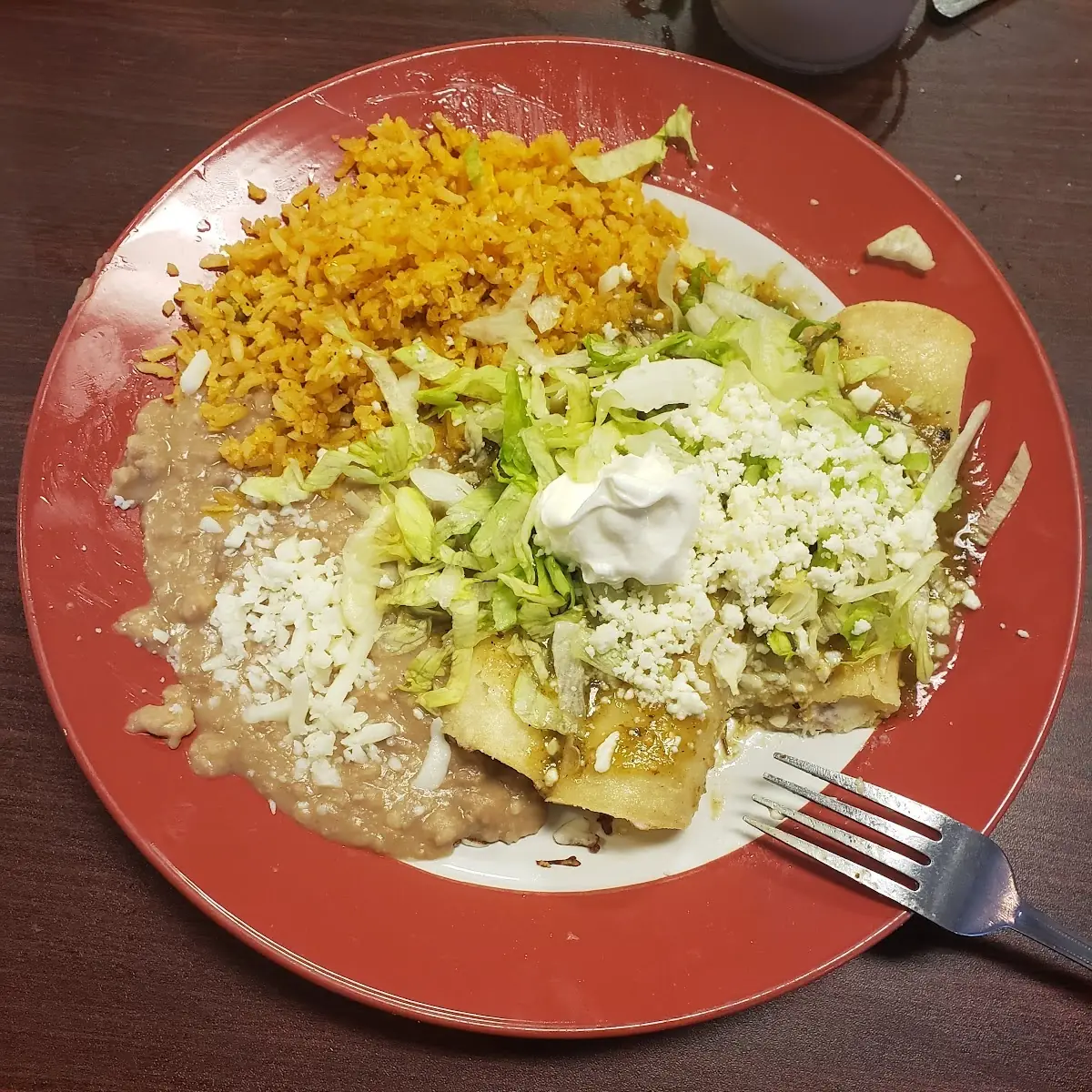Green Cheese Enchilada