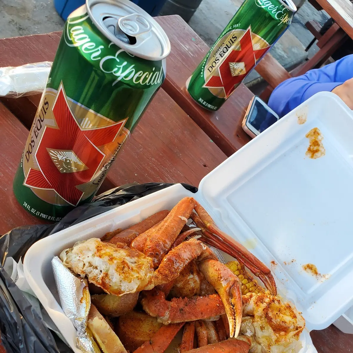 Crab Legs and Shrimp