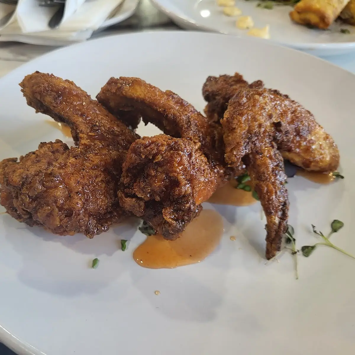 Glazed Fried Chicken Wings