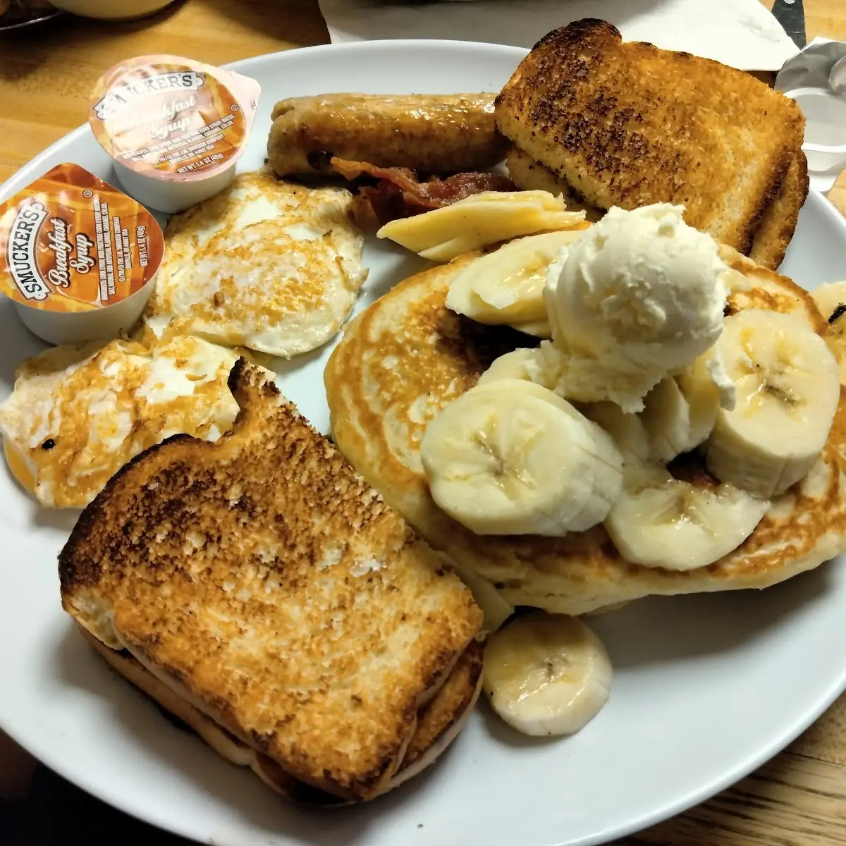 Banana Walnut Pancakes
