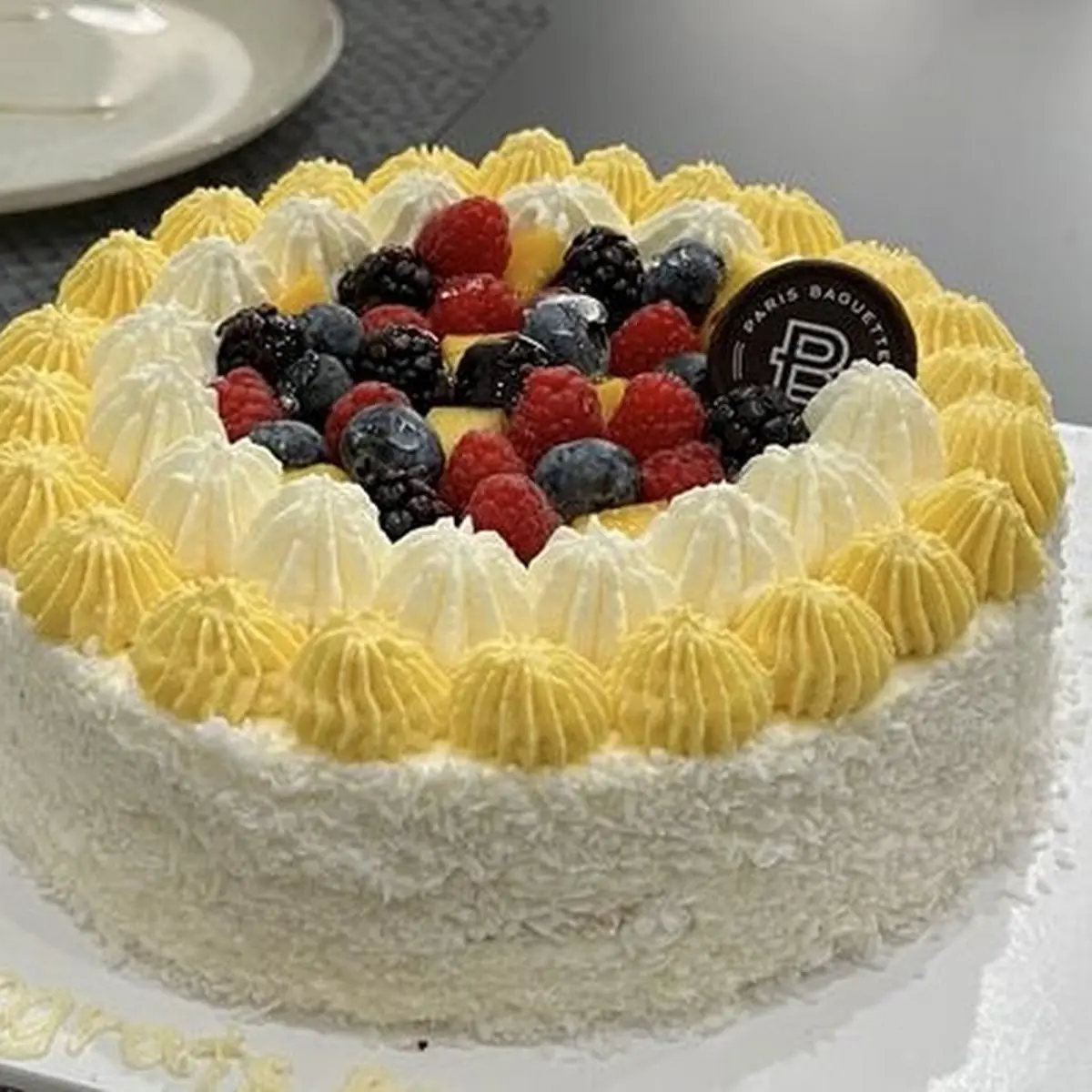 Tropical Mango Coconut Cake